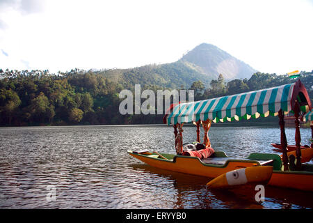 Kundala Dam See, Munnar, Bergstation, Idukki Bezirk, Western Ghats Berg, Kerala, Indien, Asien Stockfoto