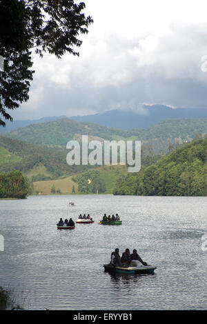 Kundala Dam See, Munnar, Bergstation, Idukki Bezirk, Western Ghats Berg, Kerala, Indien, Asien Stockfoto