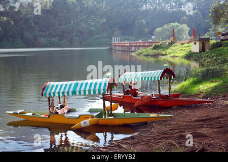 Kundala Dam See, Munnar, Bergstation, Idukki Bezirk, Western Ghats Berg, Kerala, Indien, Asien Stockfoto