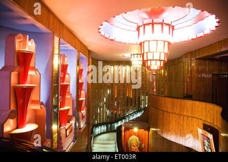 Interior Design der Maratha Mandir Theater; Bombay Mumbai; Maharashtra; Indien Stockfoto