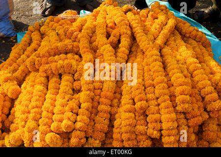 Blumenmarkt, Midnapur, Midnavor, Medinipur, Westbengalen, Indien, Asien Stockfoto