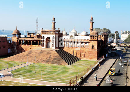 Die Moti Masjid auch bekannt als Perle Moschee, erbaut im Jahre 1860 von Sikander Jehan;  Bhopal; Madhya Pradesh; Indien Stockfoto