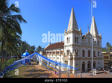 Katholische Kathedrale Santa Cruz; Cochin Kochi; Kerala; Indien Stockfoto