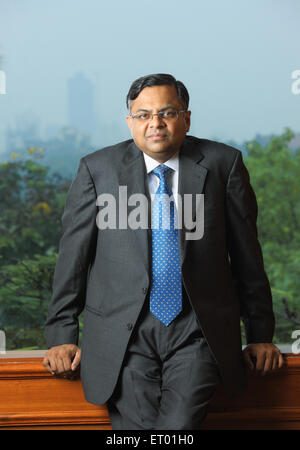 Natarajan Chandrasekaran, Chairman, Tata Group, Tata Sons, indischer Geschäftsmann, Bombay, Mumbai, Maharashtra, Indien, Asien Stockfoto