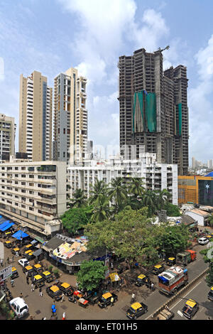 Bau von Gebäuden in Mumbai zentral; Bombay Mumbai; Maharashtra; Indien Stockfoto