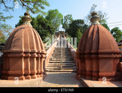 Hayagriva Madhava Tempel, Eingang, Shri Shri Hayagriv Madhav Mandir, Monikut Hügel, Hajo, Kamrup Bezirk, Gauhati, Guwahati, Assam, Indien, Asien Stockfoto