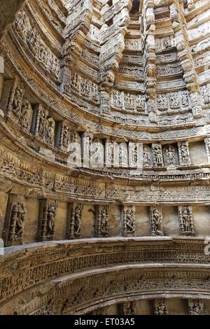 Rani KI Vav; Ranki Vav; Schritt gut; Steepwell; Patan; Gujarat; Indien; Asien Stockfoto