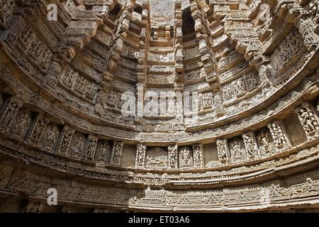 Rani KI Vav; Ranki Vav; Schritt gut; Steepwell; Patan; Gujarat; Indien; Asien Stockfoto