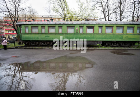 Stalins persönliche Pullman Eisenbahnwagen an Joseph Stalin-Museum in der Stadt Gori, Georgien Stockfoto