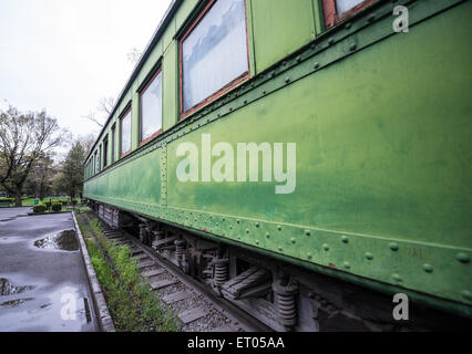 Stalins persönliche Pullman Eisenbahnwagen an Joseph Stalin-Museum in der Stadt Gori, Georgien Stockfoto