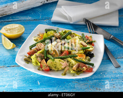 Salat Nicoise Stockfoto