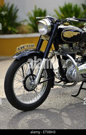 Royal Enfield Bullet G2 350 cc 1960 Oldtimer Motorrad Stockfoto