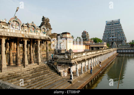 Chidambaram Nataraja Tempel, Thillai Nataraja Tempel, Nataraja Tempel, Chidambaram, Tamil Nadu, Indien, Asien Stockfoto