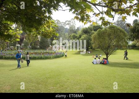Die Regierung botanische Garten, der im Jahre 1847 durch den Marquis von Tweeddale bei Udhagamandalam Ooty festgelegt war; Tamil Nadu Stockfoto