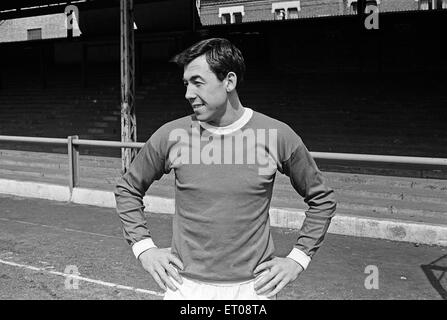 Leicester City Teamtraining an der Filbert Street.  Torhüter Gordon Banks.  23. April 1963. Stockfoto