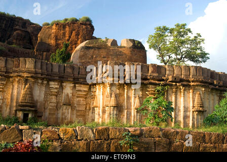 Hoysala-Tempel in Badami; Karnataka; Indien Stockfoto