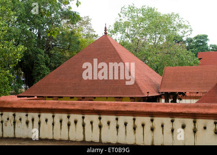 Sree Kurumba Bhagavati Tempel, Kodungallur Devi Tempel, Kali Bhagavathy Tempel, Kodungallur, Thrissur Bezirk, Kerala, Indien, Asien Stockfoto