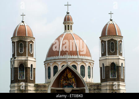 St. George Catholic Forane Syrische Kirche, St. George Basilika, Angamaly, Ernakulum, Kerala, Indien, Asien Stockfoto