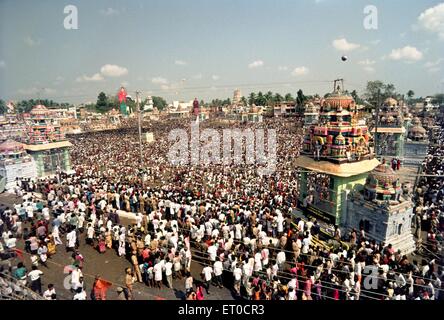 Mahamaham Festival, Mahamagham Festival, Mamangam Festival, Kumbakonam, Tanjore, Thanjavur, Tamil Nadu, Indien, Asien, Indien, Asiatisch Stockfoto