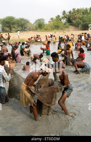 Angeln Festival; Ponnamaravathy; Pudukkottai; Tamil Nadu; Indien; Asien Stockfoto