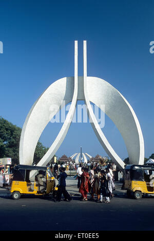 MGR Memorial, MGR Samadhi, Marina Beach, Madras, Chennai, Tamil Nadu, Indien, Asien Stockfoto