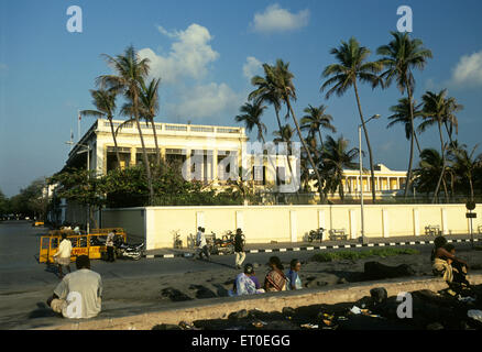 Französisches Konsulat, Pondicherry, Puducherry, Tamil Nadu, Union Territory, UT, Indien, Asien Stockfoto