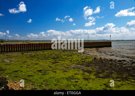 Langstone Harbour, Portsmouth, Hampshire von großen Salinen Stockfoto