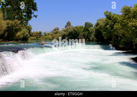 Beauriful Manavgat Wasserfall, Türkei Stockfoto