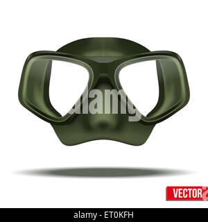 Tauchen Scuba grüne Maske Vektor Stock Vektor