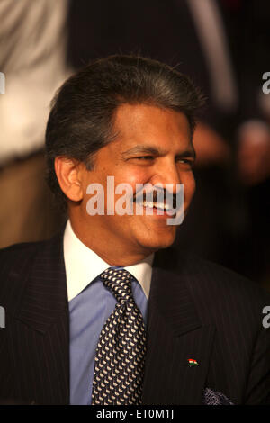 Anand Mahindra; Vice Chairman und managing Director von einer von Indiens größten Unternehmen Mahindra & Mahindra Stockfoto