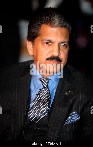 Anand Mahindra, Vizepräsident und Geschäftsführer, Mahindra & Mahindra Limited, Indien Stockfoto