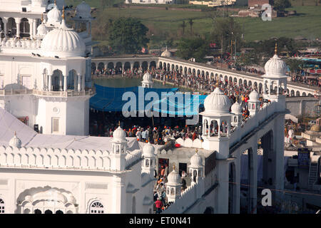 Anandpur Sahib Gurudwara Hola Mohalla Festival in Rupnagar Bezirk; Punjab; Indien Stockfoto