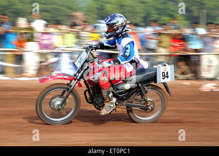 Golf Cup-Dirt-Track racing; Jodhpur; Rajasthan; Indien Stockfoto