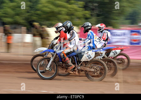 Golf Cup-Dirt-Track racing; Jodhpur; Rajasthan; Indien Stockfoto