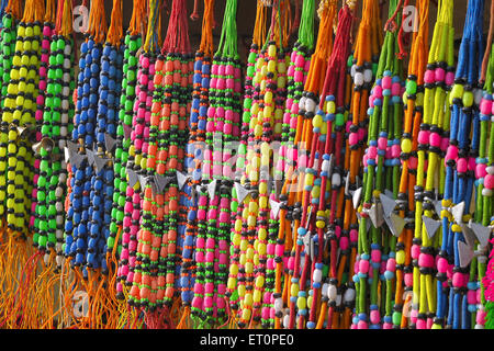 Kameldekoration, Pushkar Fair, Kamelmesse, Kartik Mela, Pushkar Mela, Pushkar, Ajmer, Rajasthan, Indien, Indianermessen Stockfoto