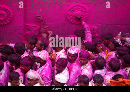 Festival Jyotiba Yatra Jyotiba Tempel; Wadi; Ratnagiri; Kolhapur; Maharashtra; Indien NOMR Stockfoto