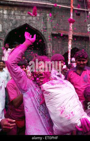 Festival Jyotiba Yatra Jyotiba Tempel; Wadi; Ratnagiri; Kolhapur; Maharashtra; Indien NOMR Stockfoto