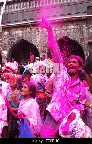 Festival Jyotiba Yatra Jyotiba Tempel; Wadi; Ratnagiri; Kolhapur; Maharashtra; Indien NOMR Stockfoto