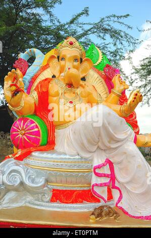 Lord Ganesha Idol; Marwar; Rajasthan; Indien Stockfoto
