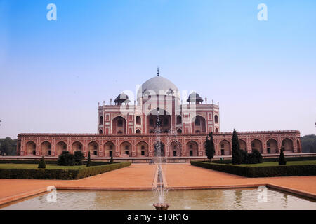 Humayuns Grab, Humayun Grab, UNESCO-Weltkulturerbe, Delhi, Indien Stockfoto