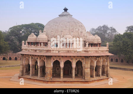 Isha Khan innen Humayun Grab Grab; Delhi; Indien Stockfoto