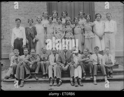 Nicht identifizierte Foto wahrscheinlich von Margaret Godfrey Jarvis Overson (geb. 22. November 1878, St. George, Washington, Utah-Territorium, d. 8. Dezember 1968, Phoenix, Maricopa, Arizona) in St. Johns, Apache County, Arizona in den frühen 1900er Jahren Stockfoto