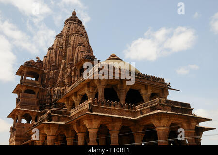 Mandore Bheruji Tempel, Hindu Tempel, Mandore, Jodhpur, Rajasthan, Indien, indische Tempel Stockfoto