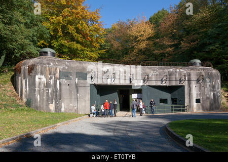 Schoenenbourg, Frankreich, Eintritt in das Artillerie-Werk Schoenenbourg Stockfoto