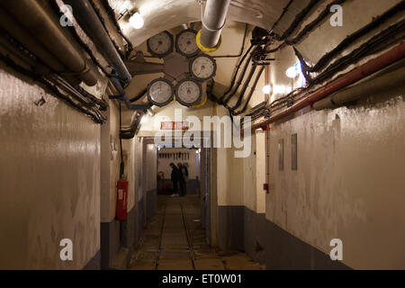 Das Artillerie-Werk Schoenenbourg Schoenenbourg, Frank- Stockfoto