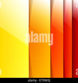 Abstrakte gelb und orange Rechteck Formen. RGB-EPS 10 Vektor Stock Vektor