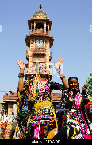 Kalbeliya Folk Tänzer; Jodhpur; Rajasthan; Indien Herr #786 Stockfoto