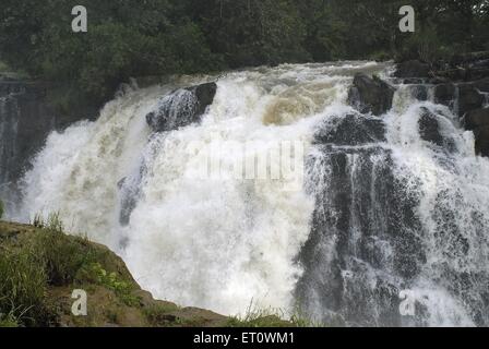 Hogenakkal Water Falls, Fluss Cauvery, Kaveri River, Hogenakal, Dharmapuri, Chamrajnagar, Tamil Nadu, Indien Stockfoto