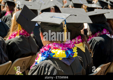 Ansicht der Graduierung Funktion an der Berkeley University; Kalifornien; USA Vereinigte Staaten von Amerika kein Herr Stockfoto