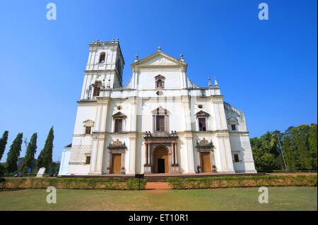 Toskanische dorischen Stil auf Se Kathedrale am Velha; Goa; Indien Stockfoto